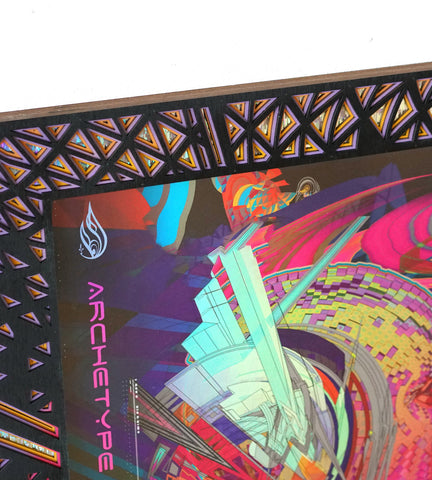 Archetype Halo Lasercut Frame by Android Jones x Deadfish