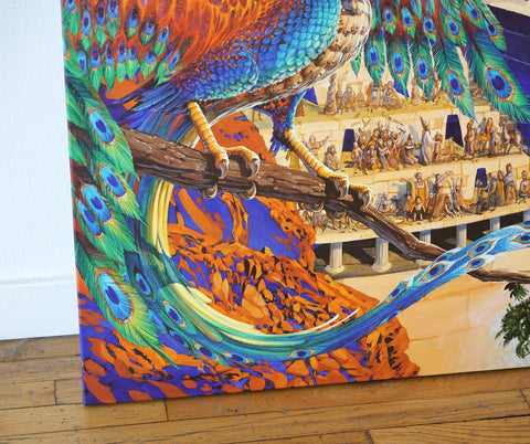 Planet X Stretched Canvas by Mear One