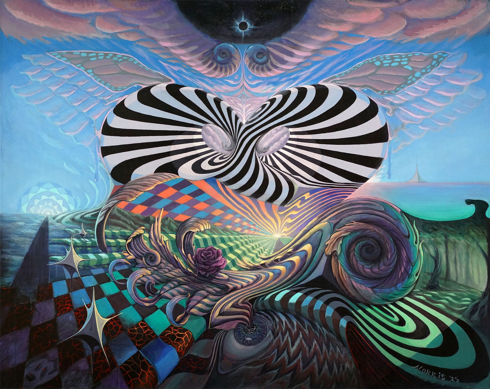 Pluroma Original Painting by Andrew Norris