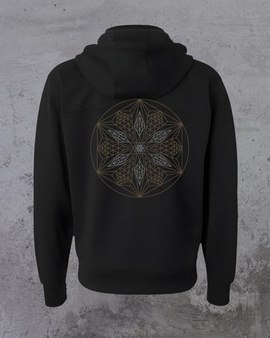 Golden Compass Nomad Zip Hoodie by Threyda - Presale Ships Nov