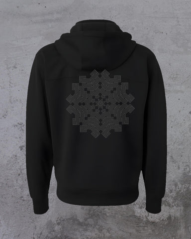 Puzzle Nomad Zip Hoodie by Threyda - Presale Ships Nov