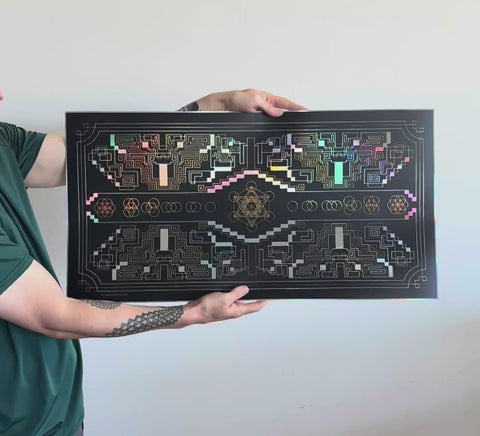 Star Knowledge Holographic Print by Melanie Farris