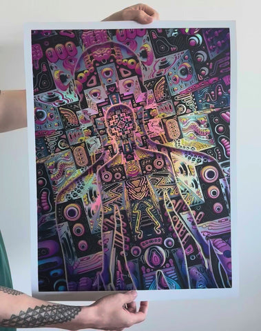 Innerbeing Holographic Print by Ben Ridgway