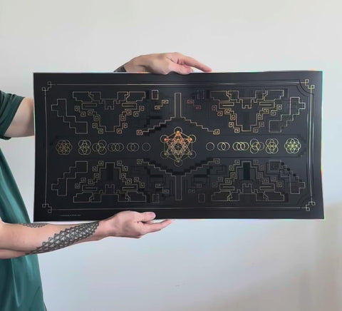 Dark Star Knowledge Holographic Print by Melanie Farris