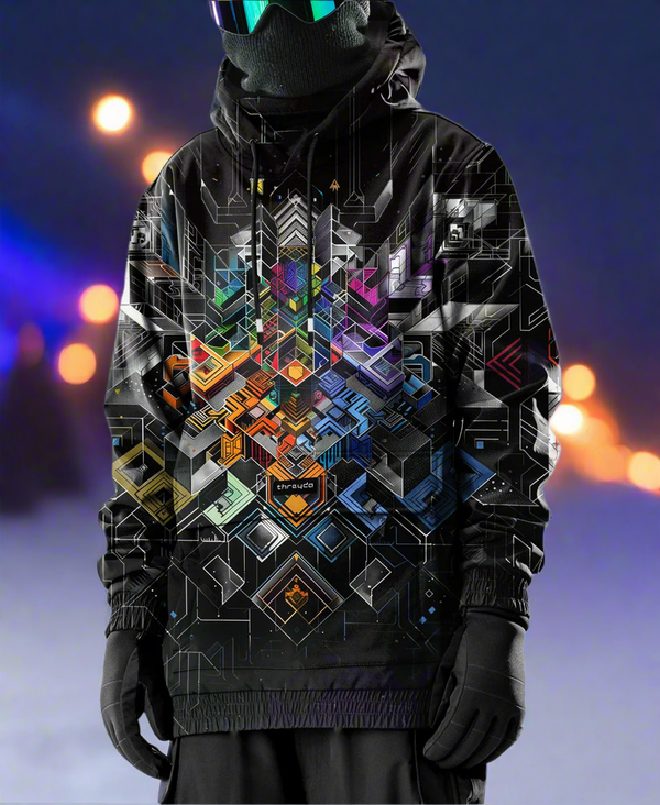 Teleport Waterproof Pullover Jacket by Threyda - Threyda Art and