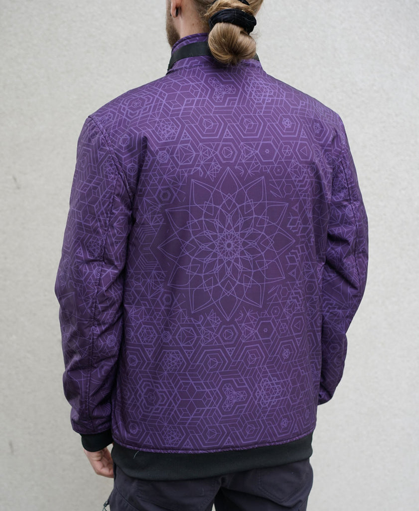 Royalty Funnel Neck Bomber by Threyda