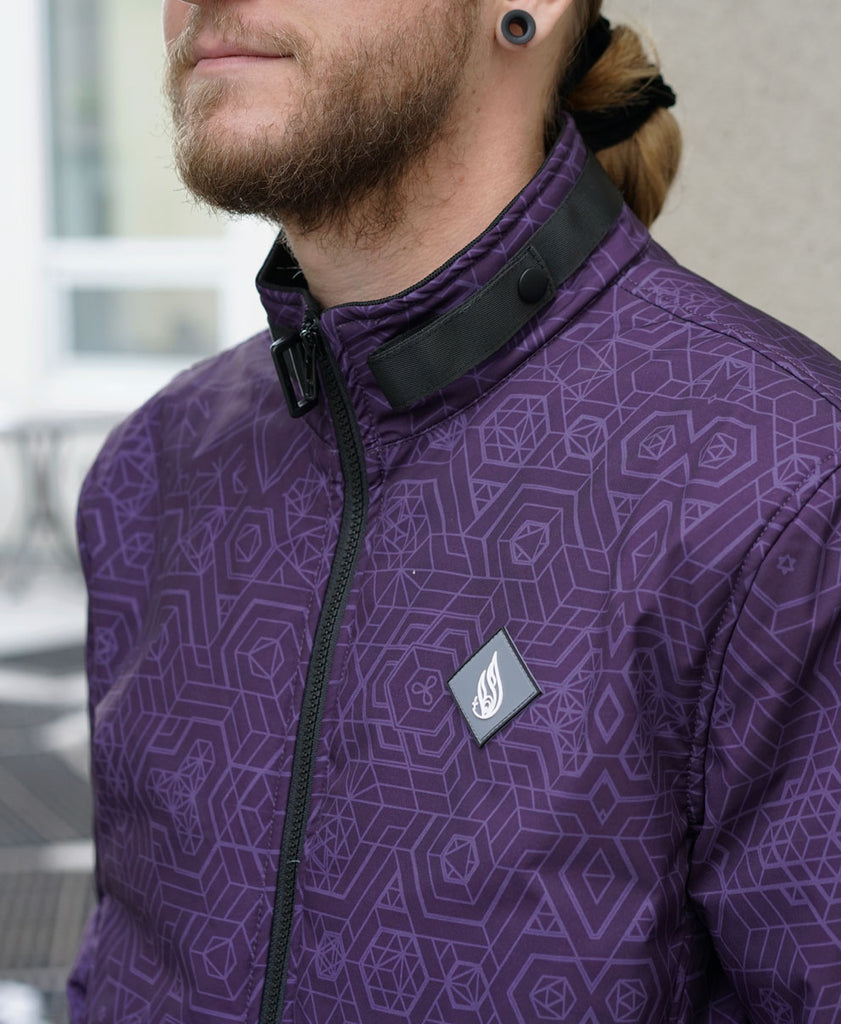 Royalty Funnel Neck Bomber by Threyda