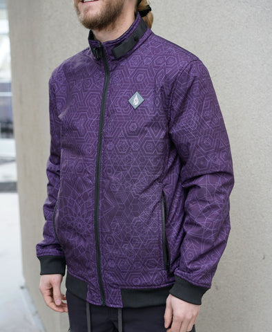 Royalty Funnel Neck Bomber by Threyda