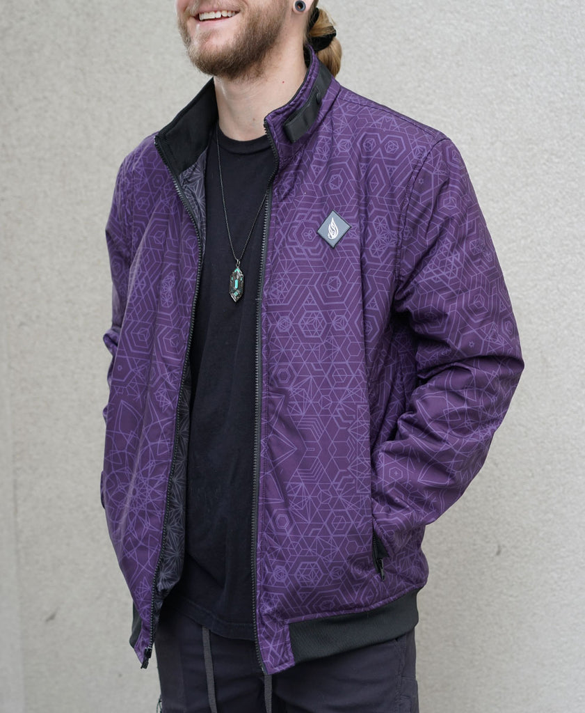 Royalty Funnel Neck Bomber by Threyda