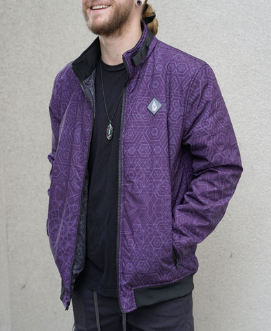 Royalty Funnel Neck Bomber by Threyda