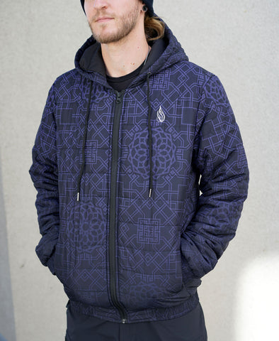 Lattice Lightweight Quilted Jacket by Threyda