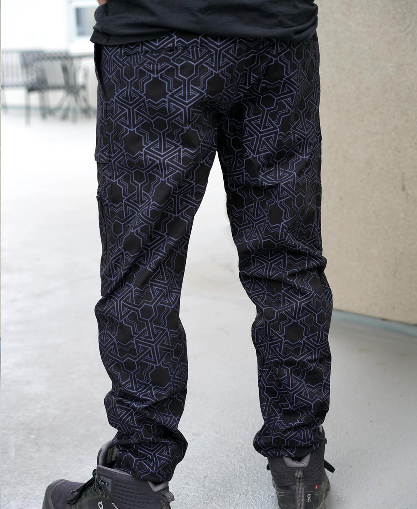 Puzzle Dust Edition Cargo Joggers by Threyda
