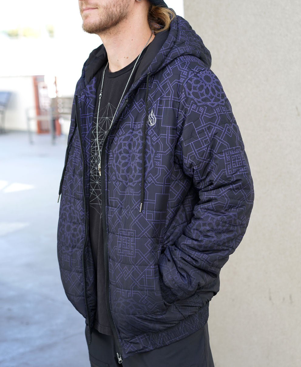 Lattice Lightweight Quilted Jacket by Threyda