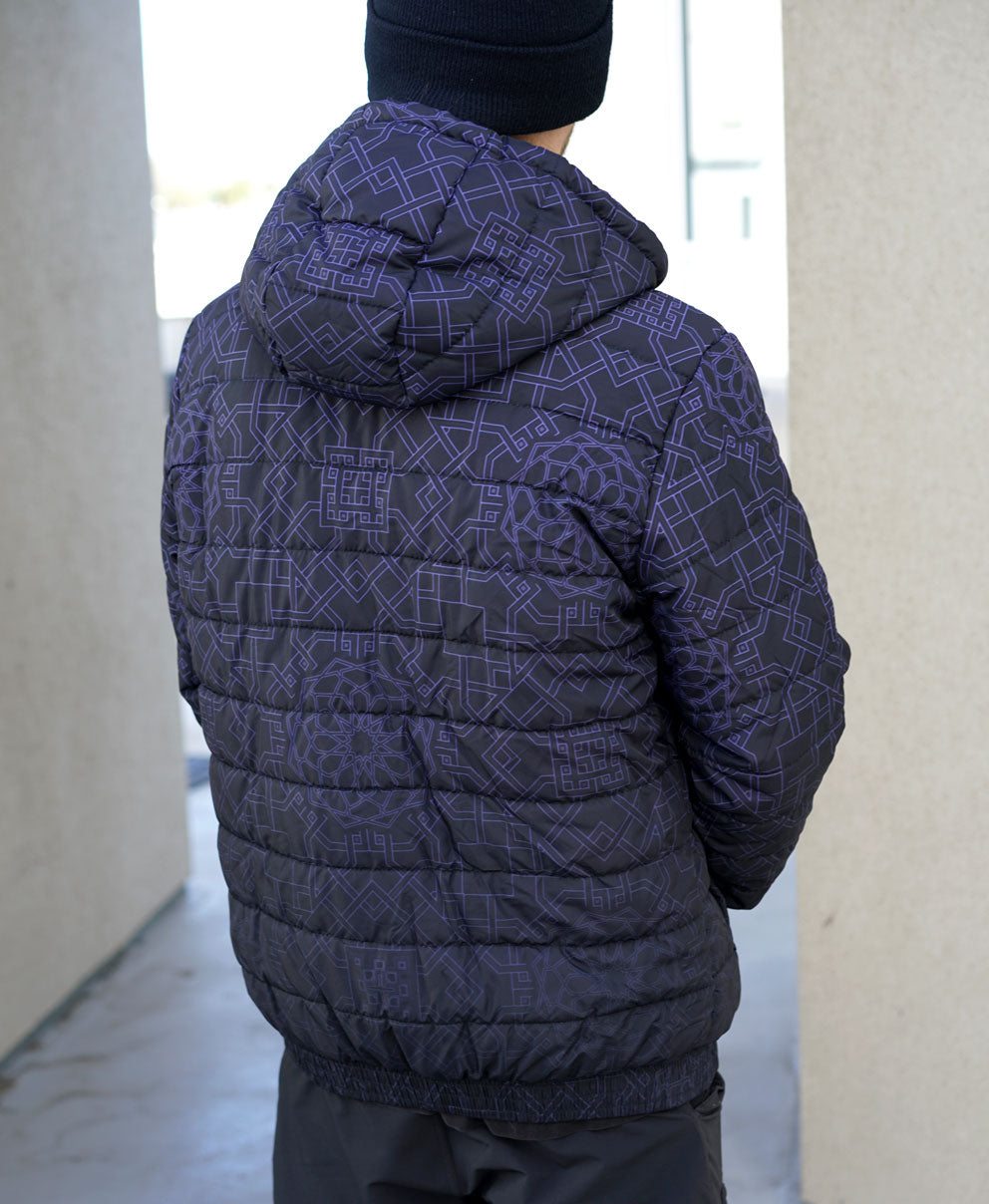 Lattice Lightweight Quilted Jacket by Threyda