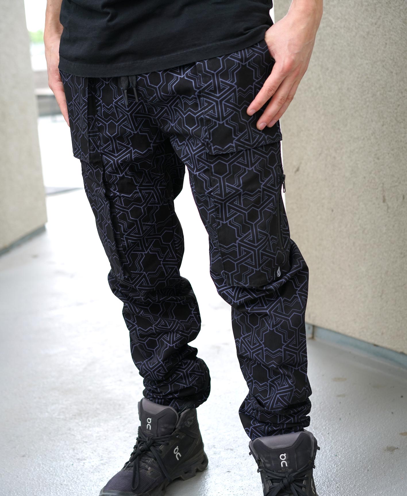 Puzzle Dust Edition Cargo Joggers by Threyda