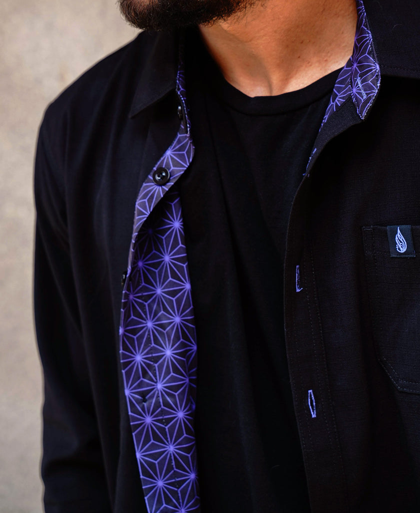 Eminence Button Lined Down Shirt by Threyda