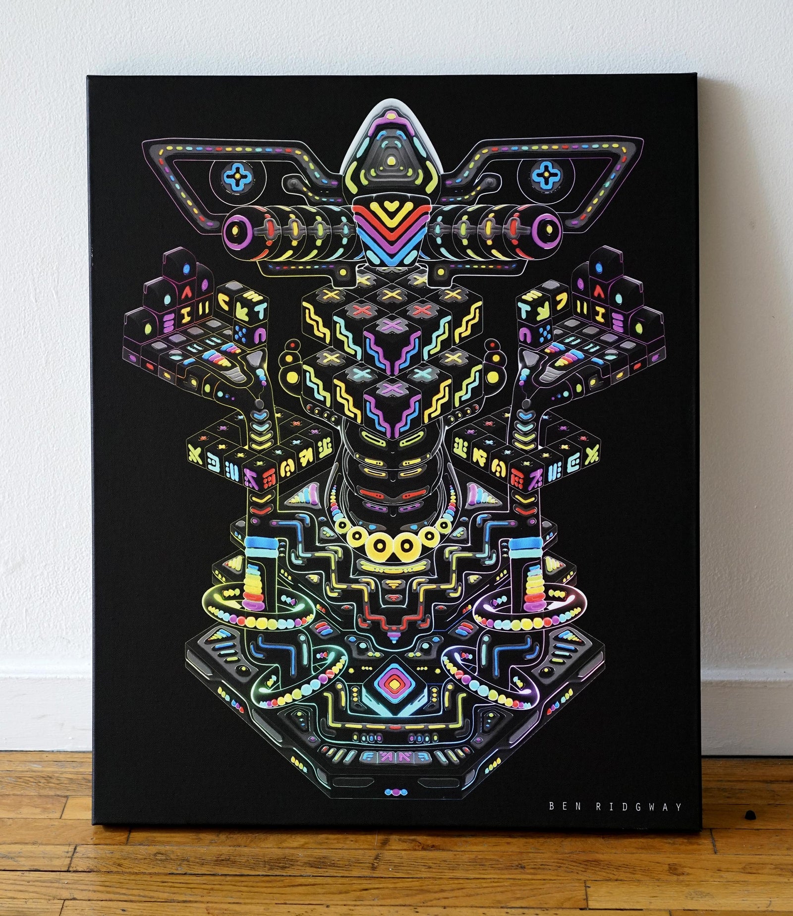 Puzzler Stretched Canvas by Ben Ridgway