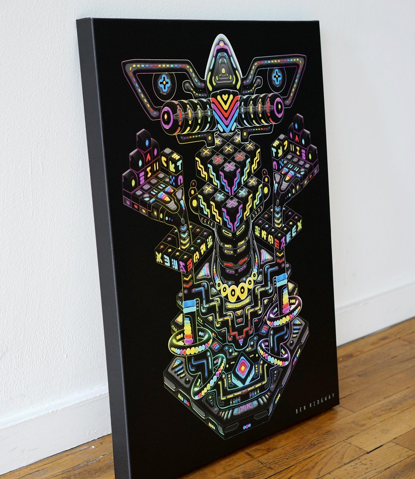 Puzzler Stretched Canvas by Ben Ridgway