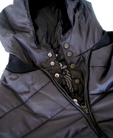 Resonance Quilted Bomber Jacket by Threyda