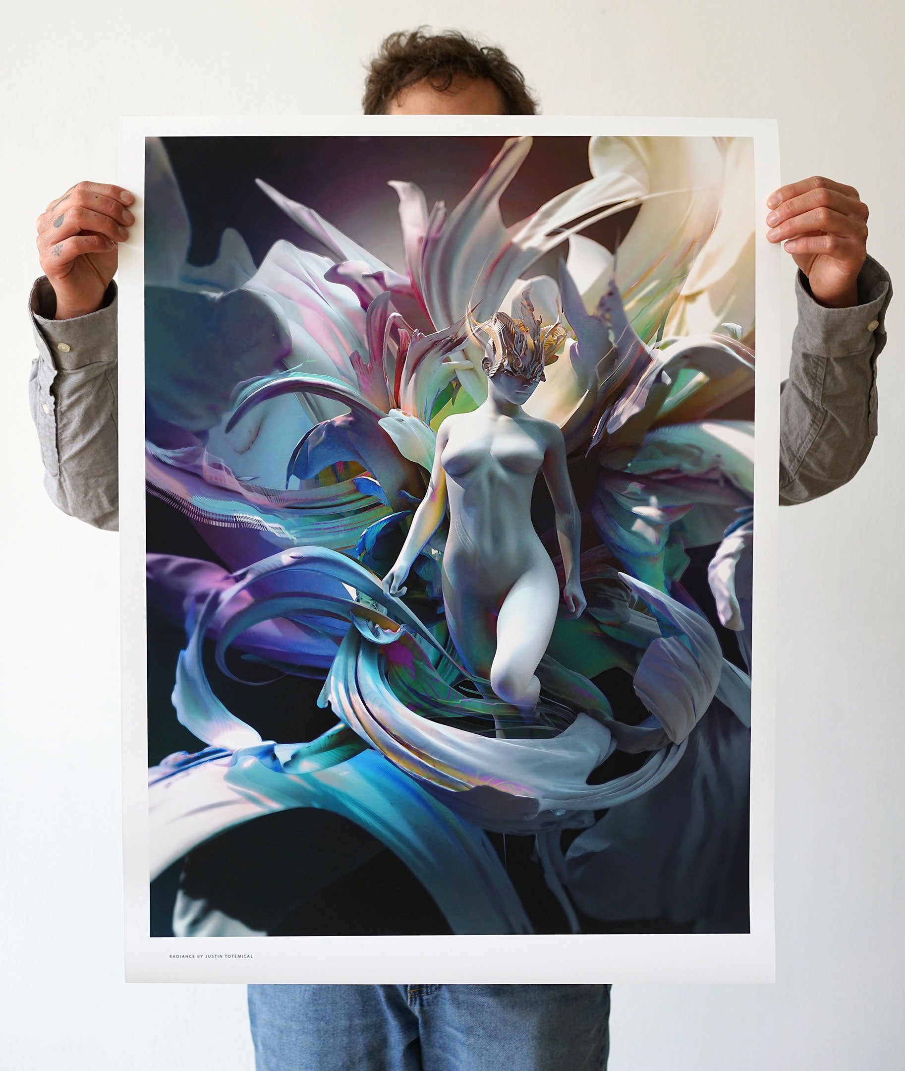 Radiance Print by Justin Totemical