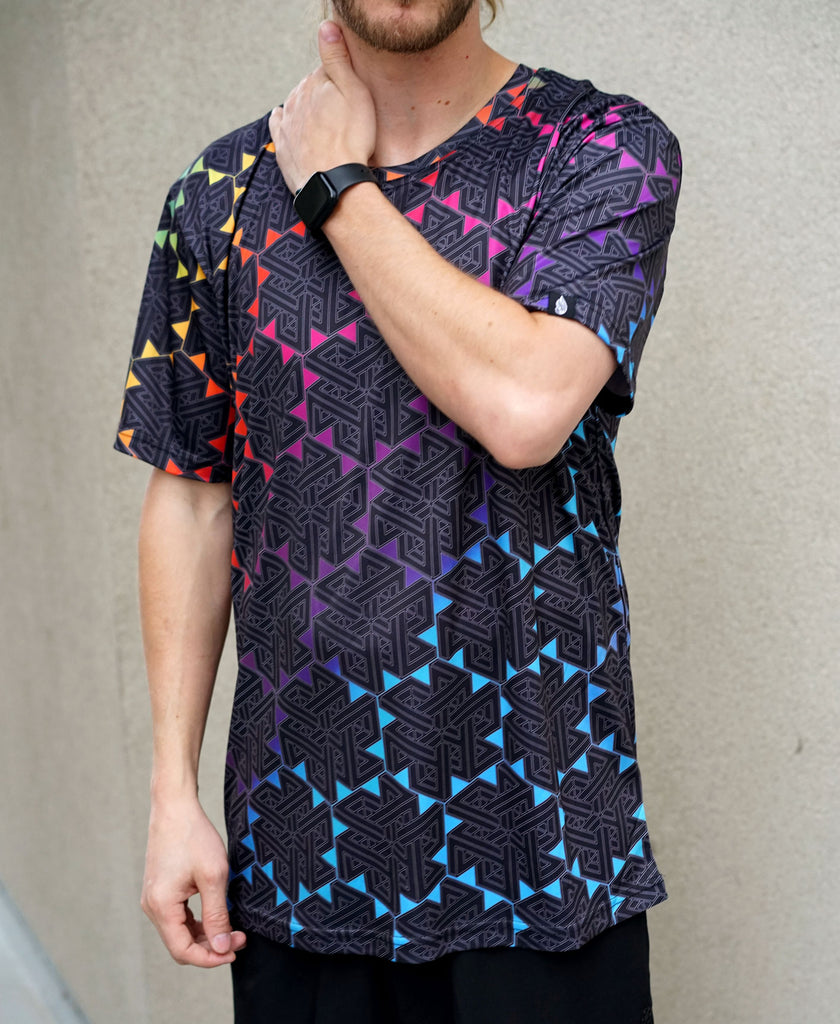 Light Code Sublimation Tee by Threyda