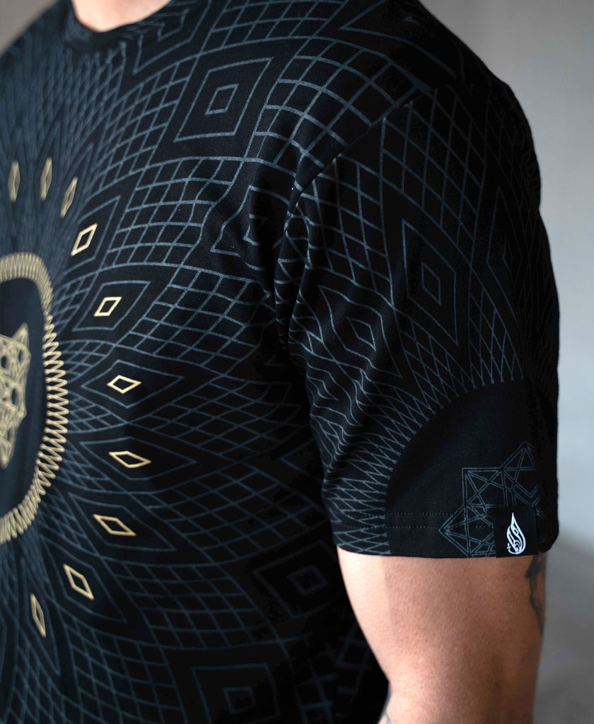 Reactor All Over Screenprint Tee by Threyda