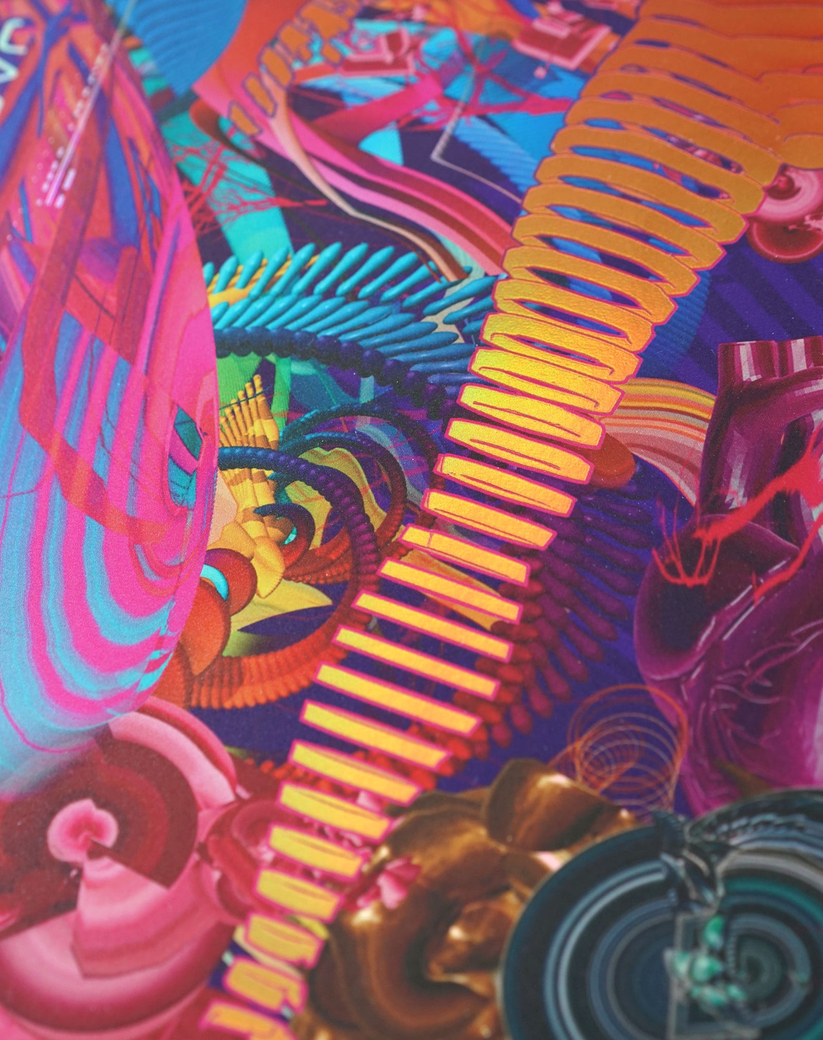 Archetype Vitruvian Holo Embossed Print by Android Jones