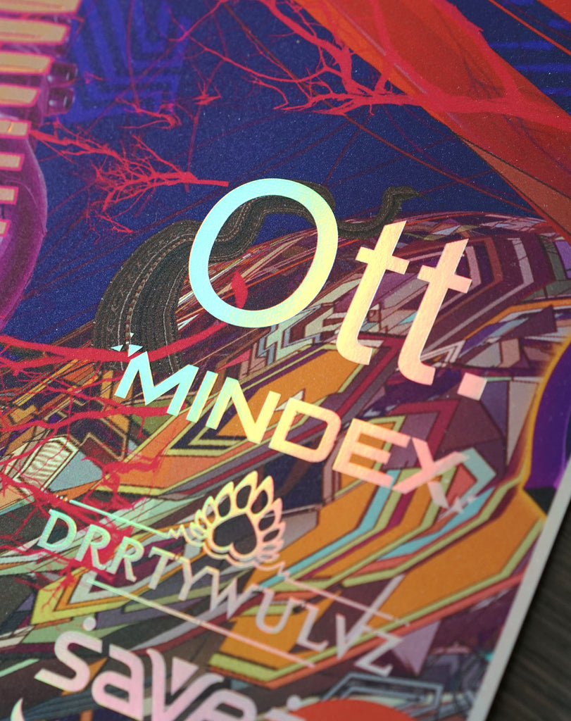 Archetype Vitruvian Holo Embossed Print by Android Jones