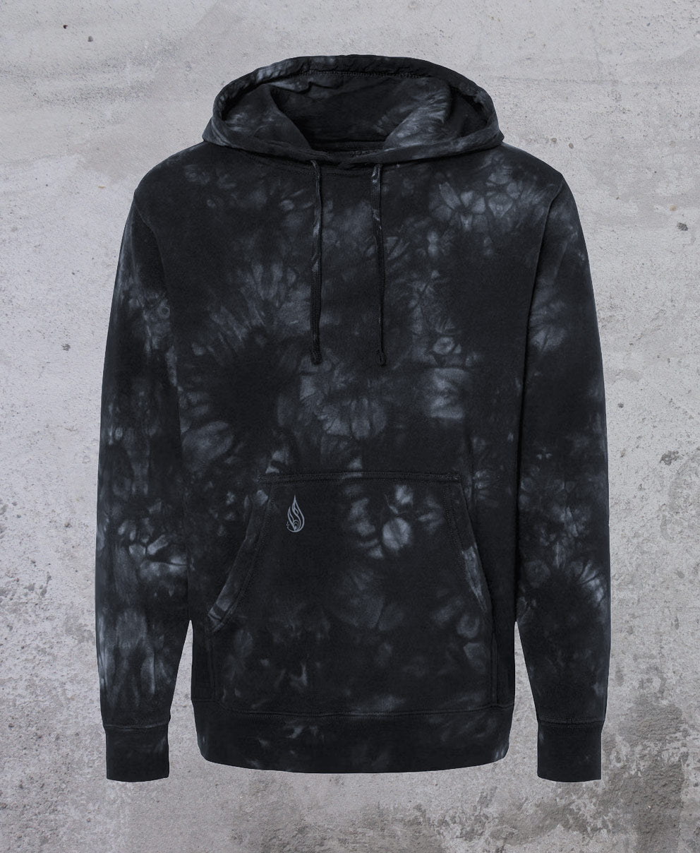 Repatterning Tie-dye Pullover Hoodie by Kris Davidson