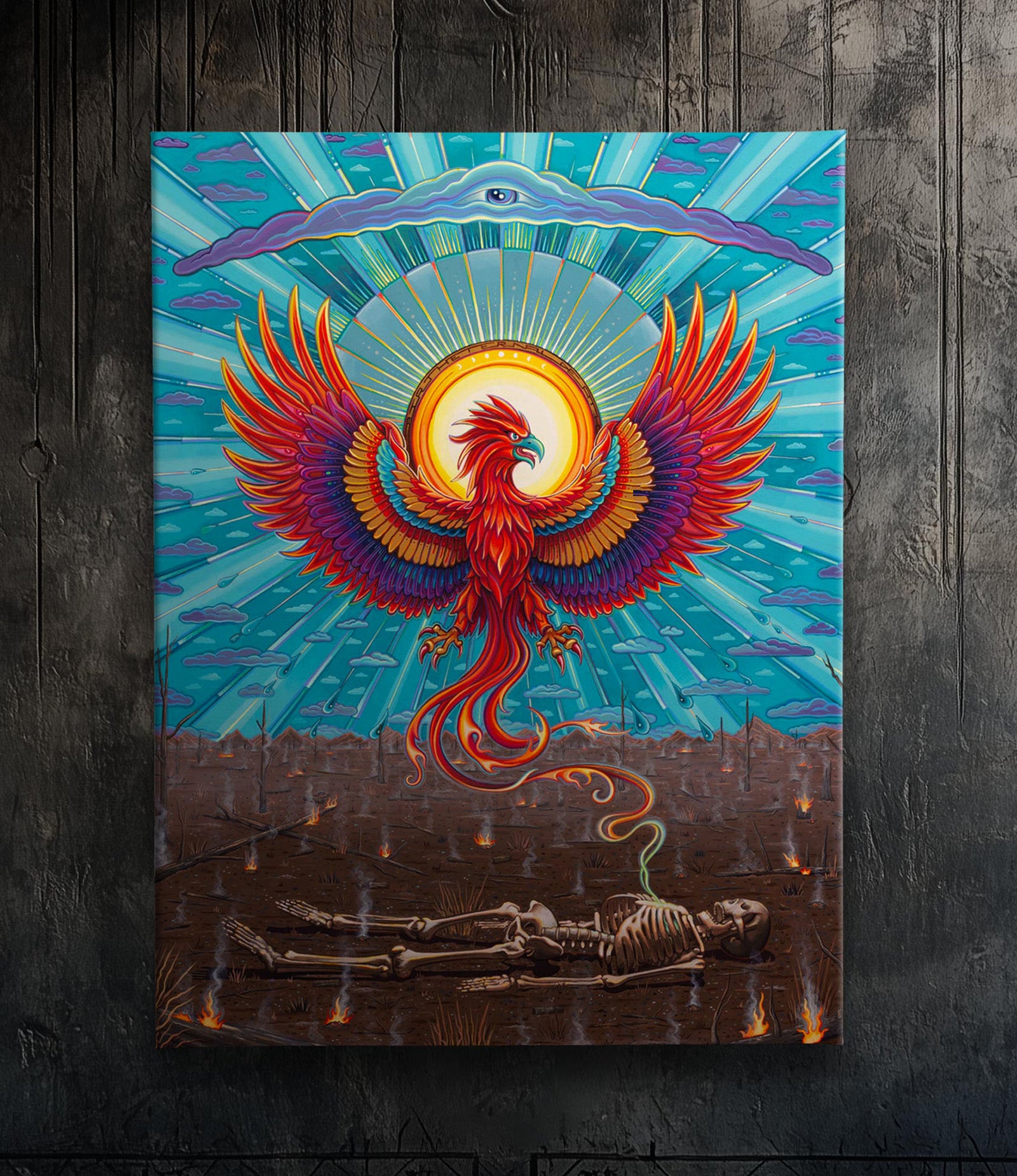 Begin Again Stretched Canvas by John Speaker