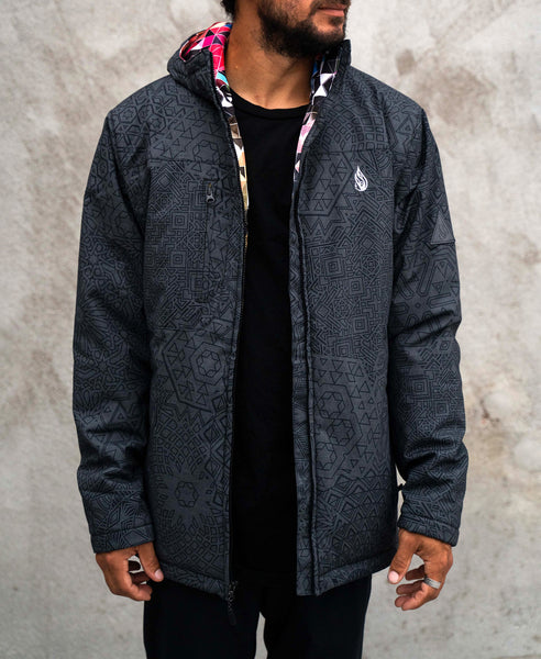 Equilibrium Obsidian Jacket by Threyda - Threyda Art and Apparel