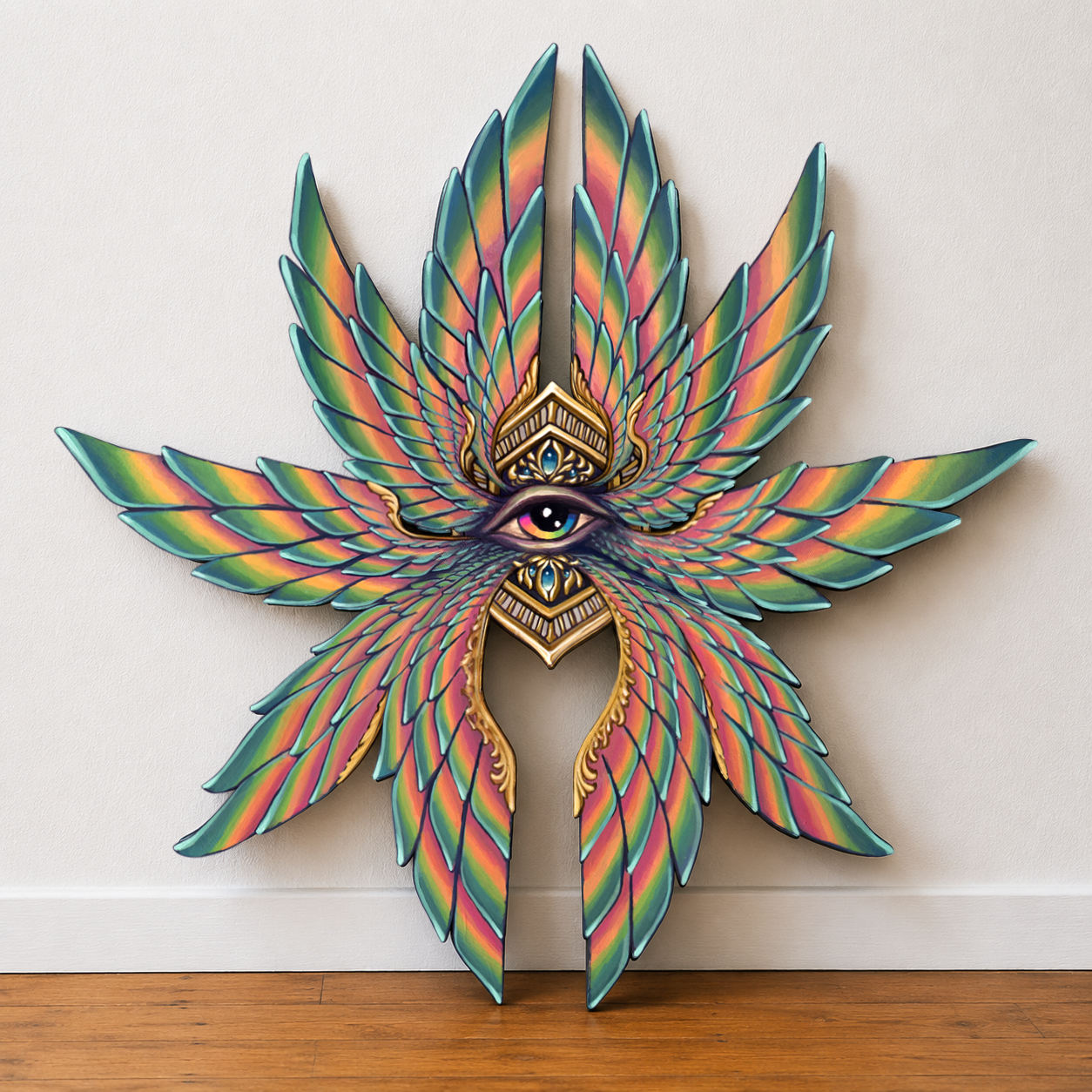 Seraphim Diecut Print by Sean Zenner