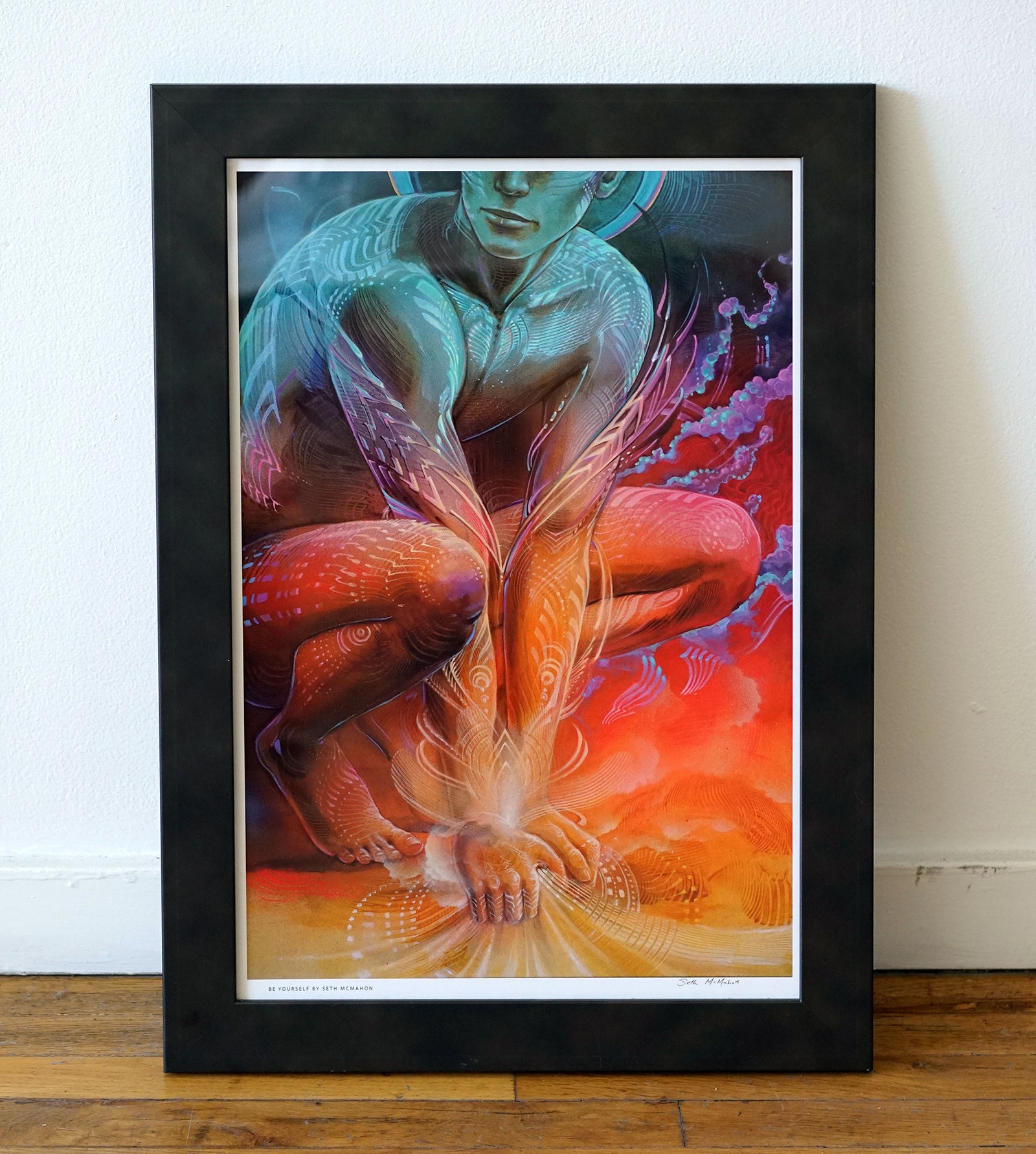 Be Yourself Custom Framed & Signed Print by Seth McMahon