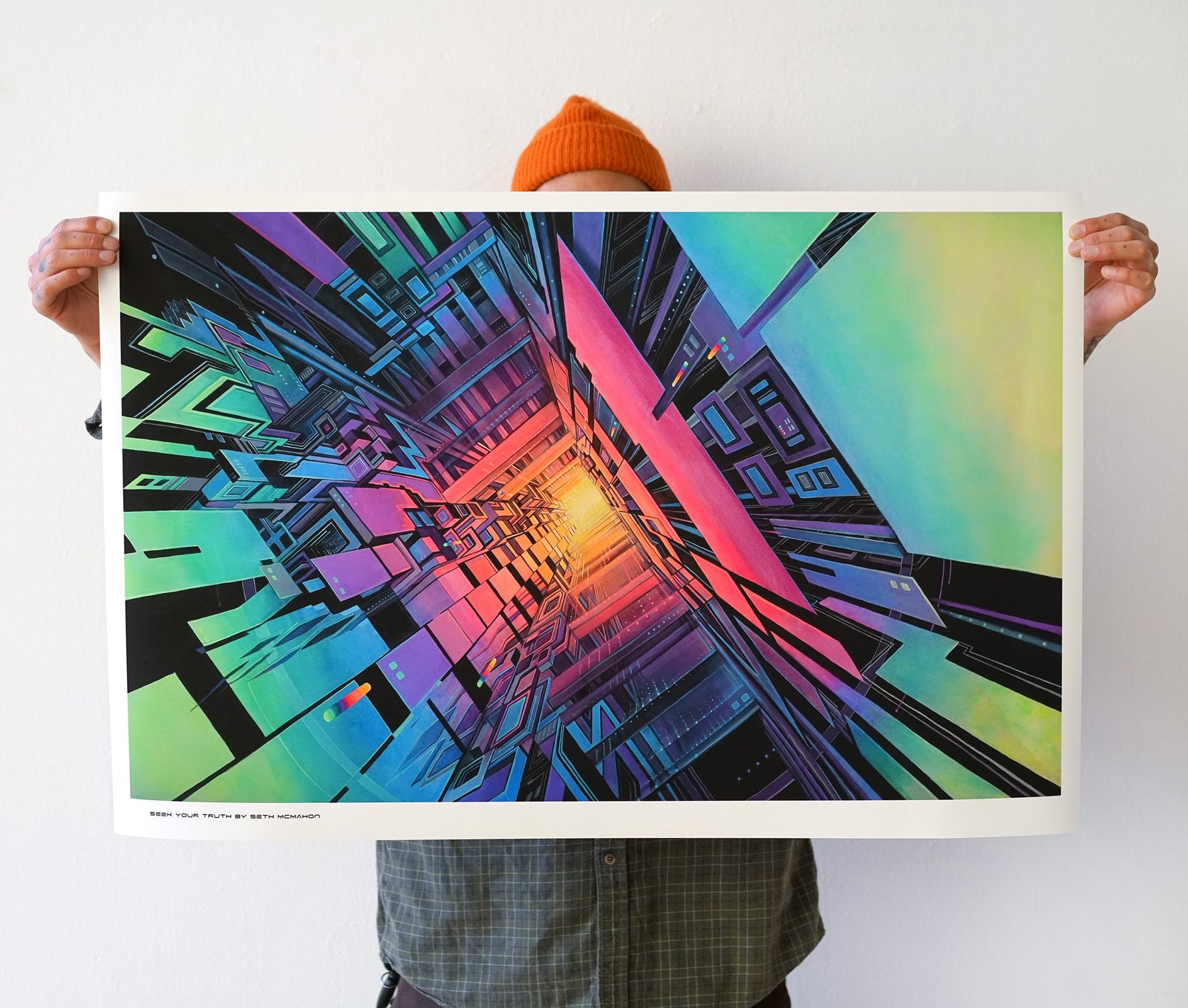 Seek Your Truth Matte Print by Seth McMahon