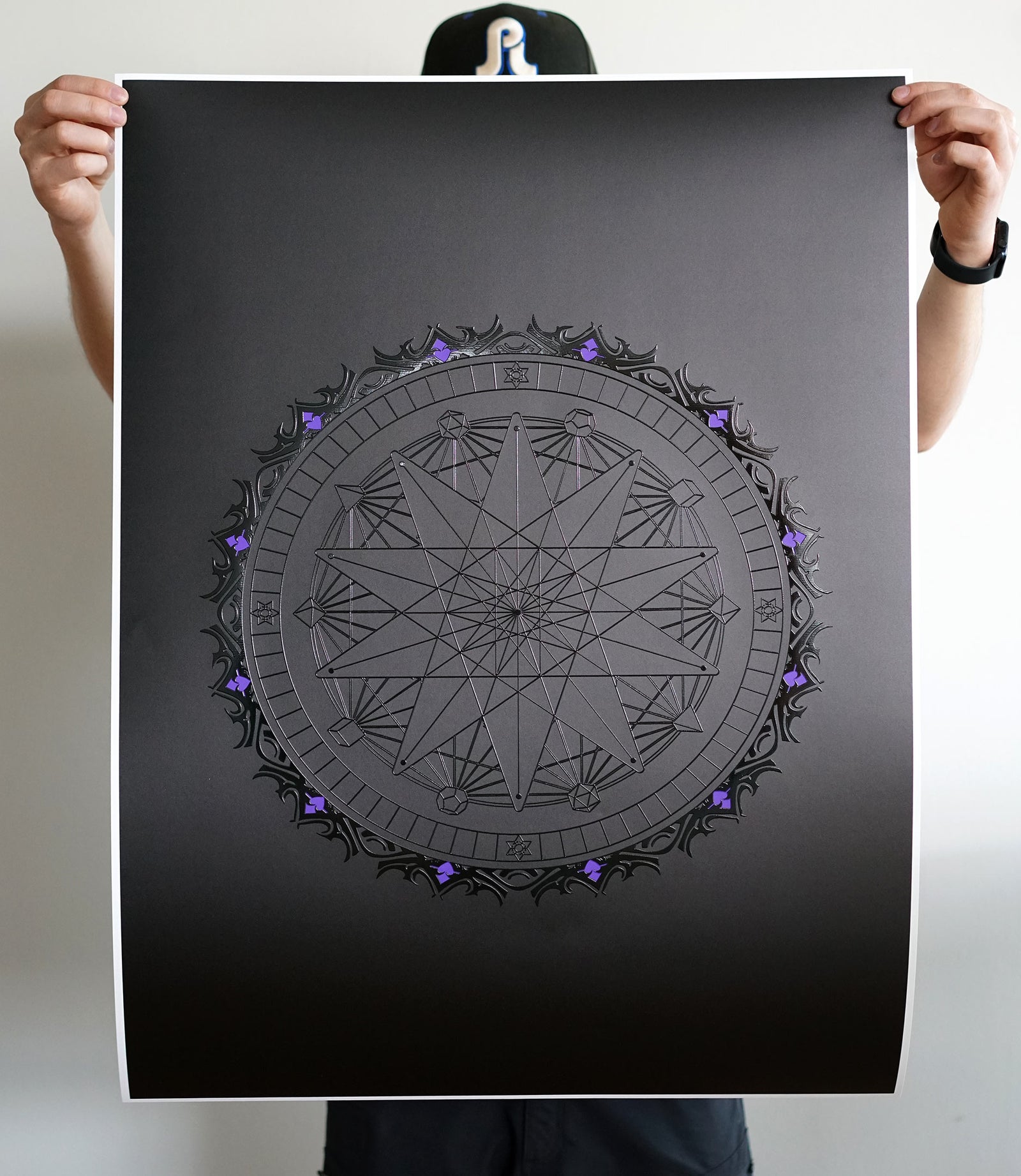Sigil Embossed Matte Print by Kimi Takemura
