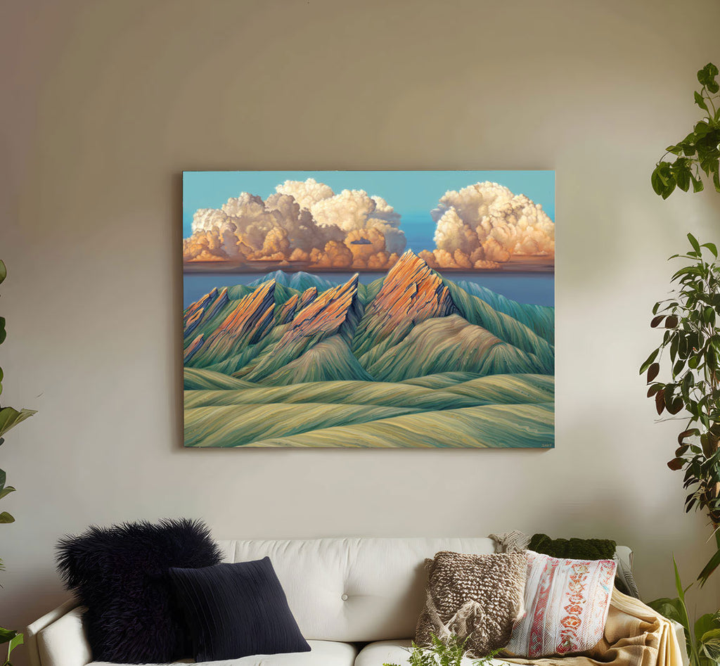 The Mountains Are Calling Canvas Print by Silver Francis