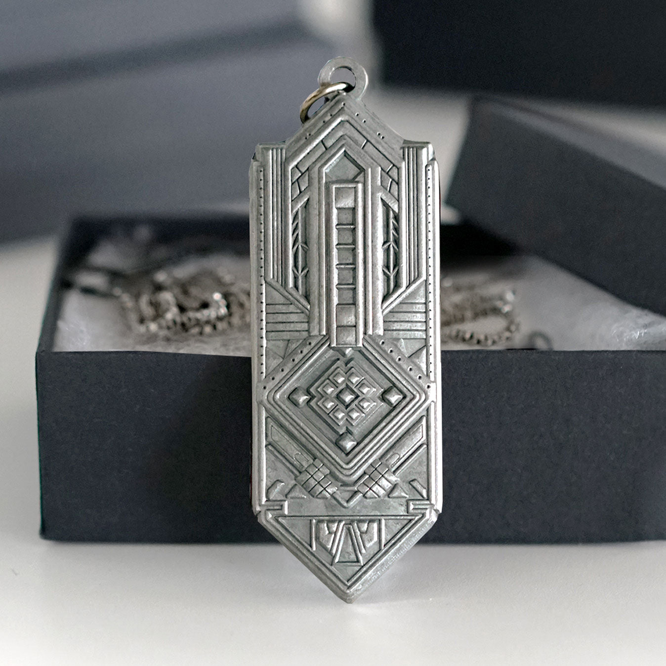 Ambrosia Antique Silver Pendant by Threyda - 2