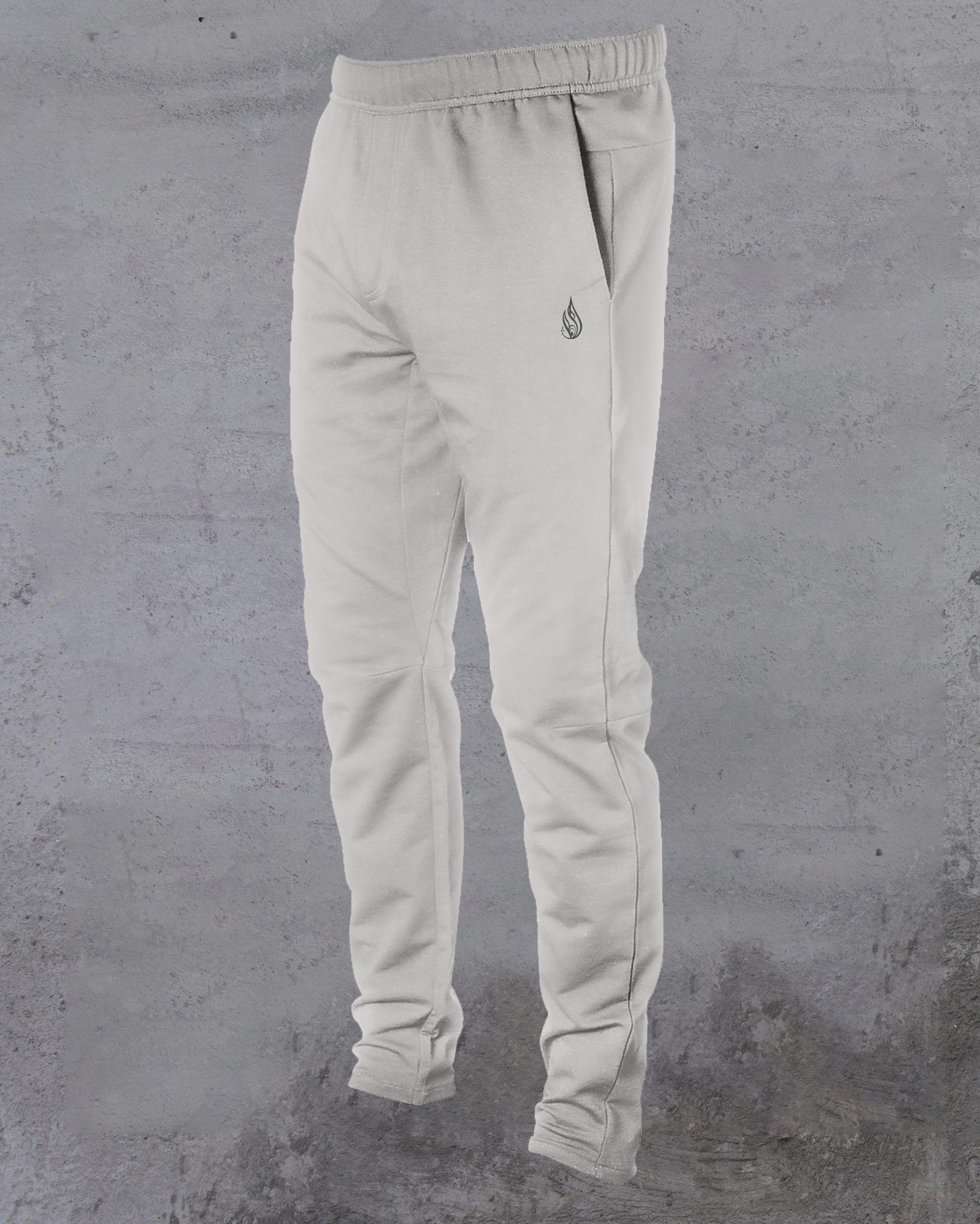 Smoke Insignia French Terry Stretch Joggers by Threyda