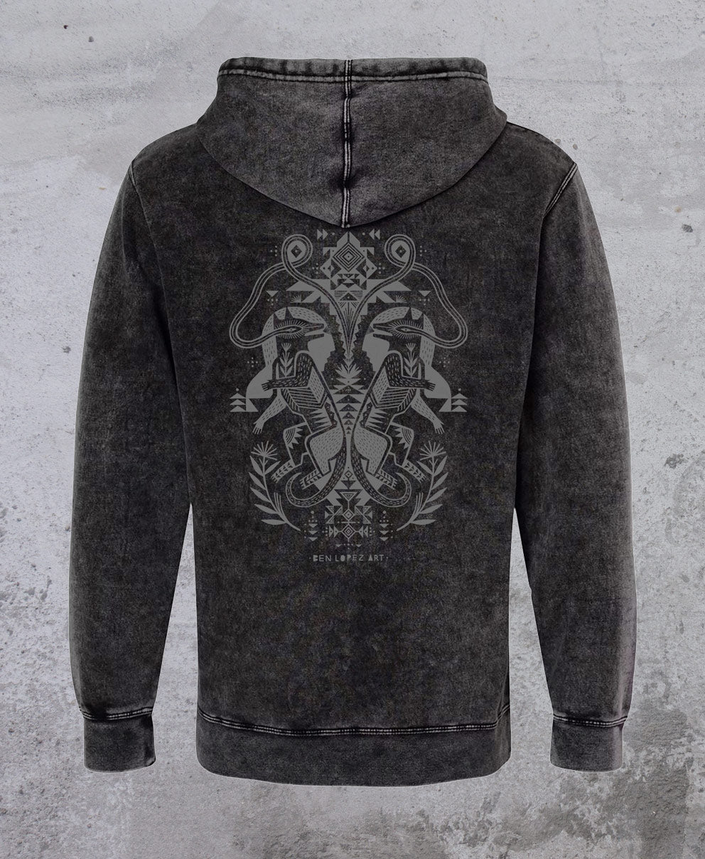 Solar Mineral Wash Pullover Hoodie by Ben Lopez