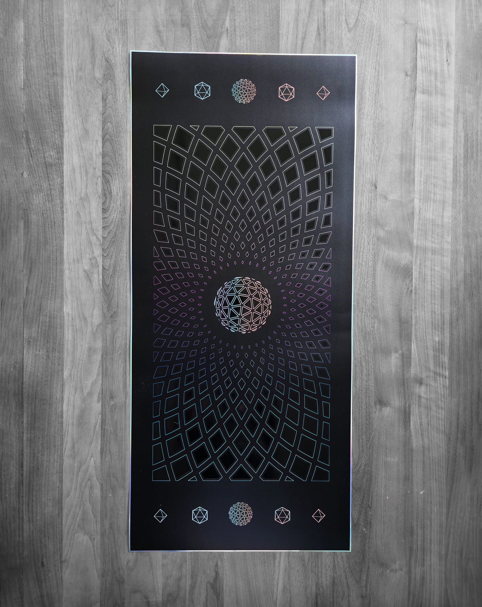 Source Code Embossed Holo Print by Peter Westermann