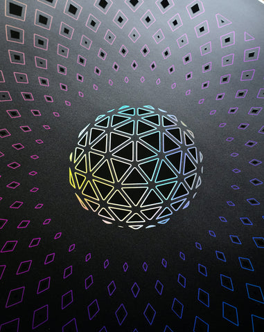Source Code Embossed Holo Print by Peter Westermann