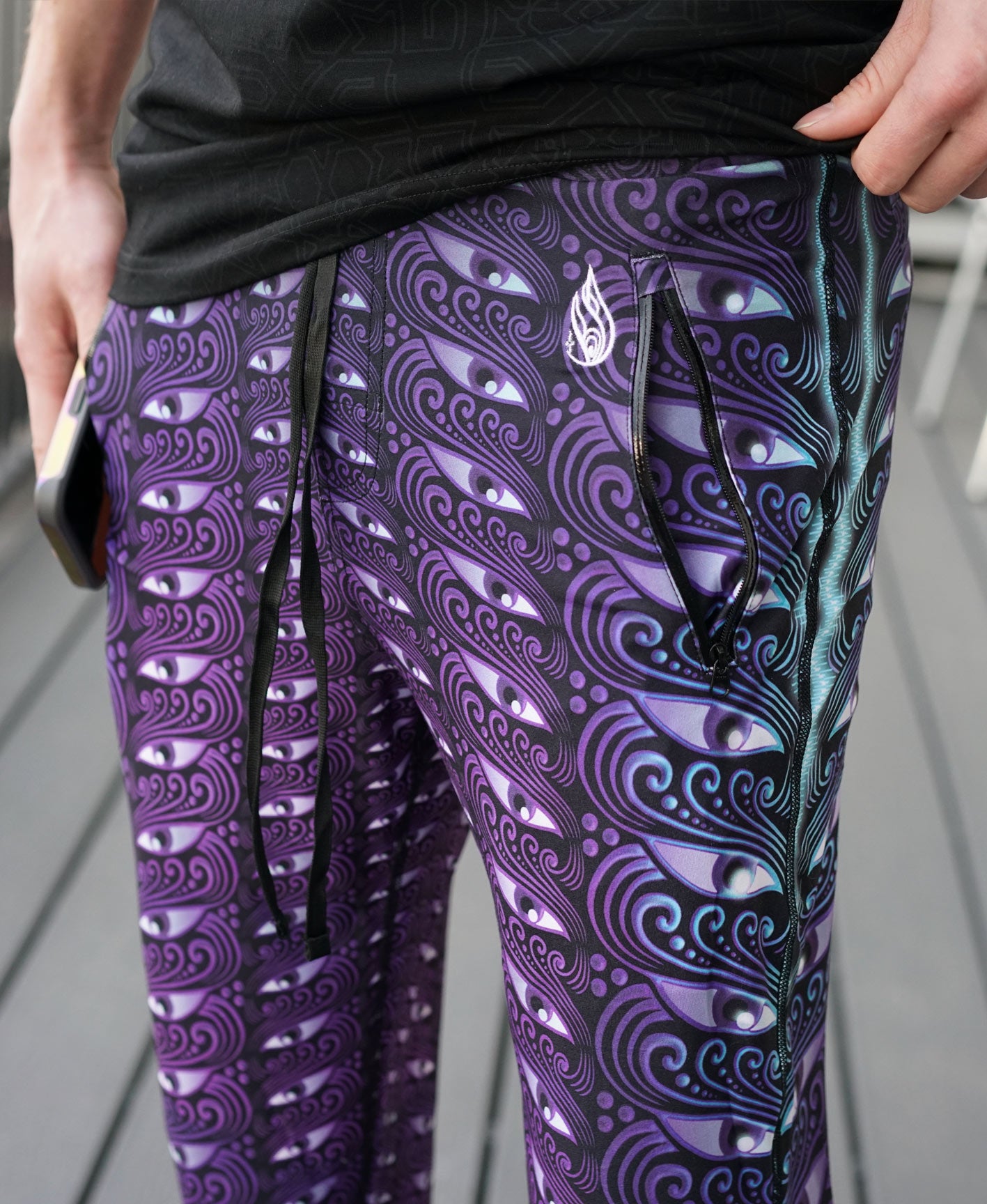 Spectral Lightweight Stretch Joggers by Luke Brown