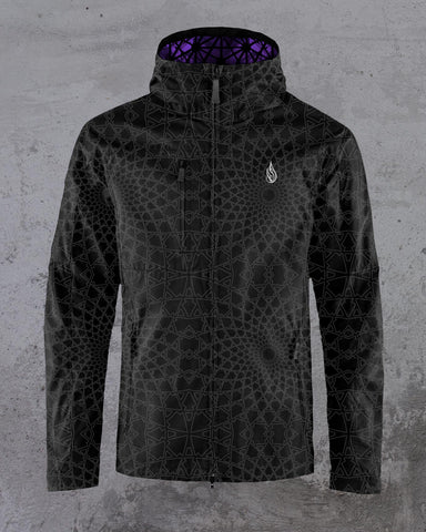 Spiral Obsidian Jacket by Threyda - Presale Ships Nov