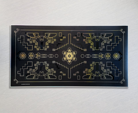 Dark Star Knowledge Holographic Print by Melanie Farris