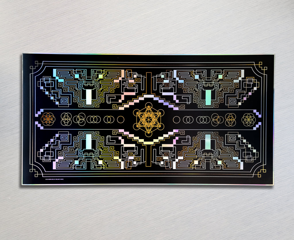 Star Knowledge Holographic Print by Melanie Farris
