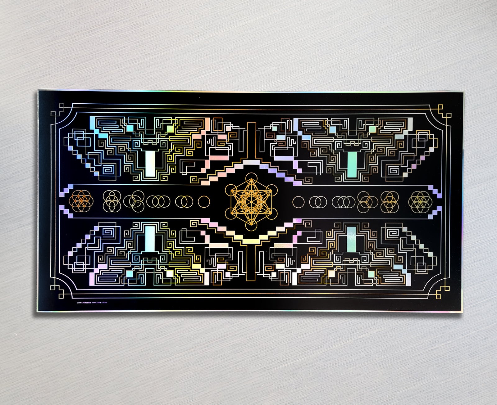 Star Knowledge Holographic Print by Melanie Farris