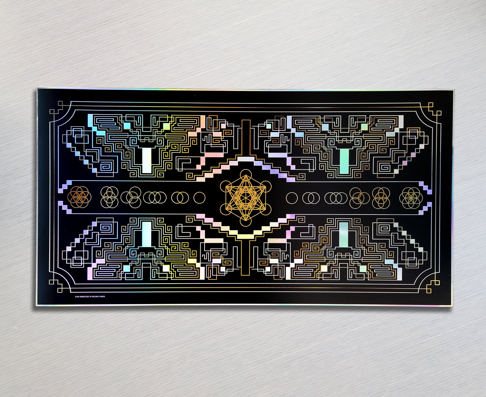 Star Knowledge Holographic Print by Melanie Farris