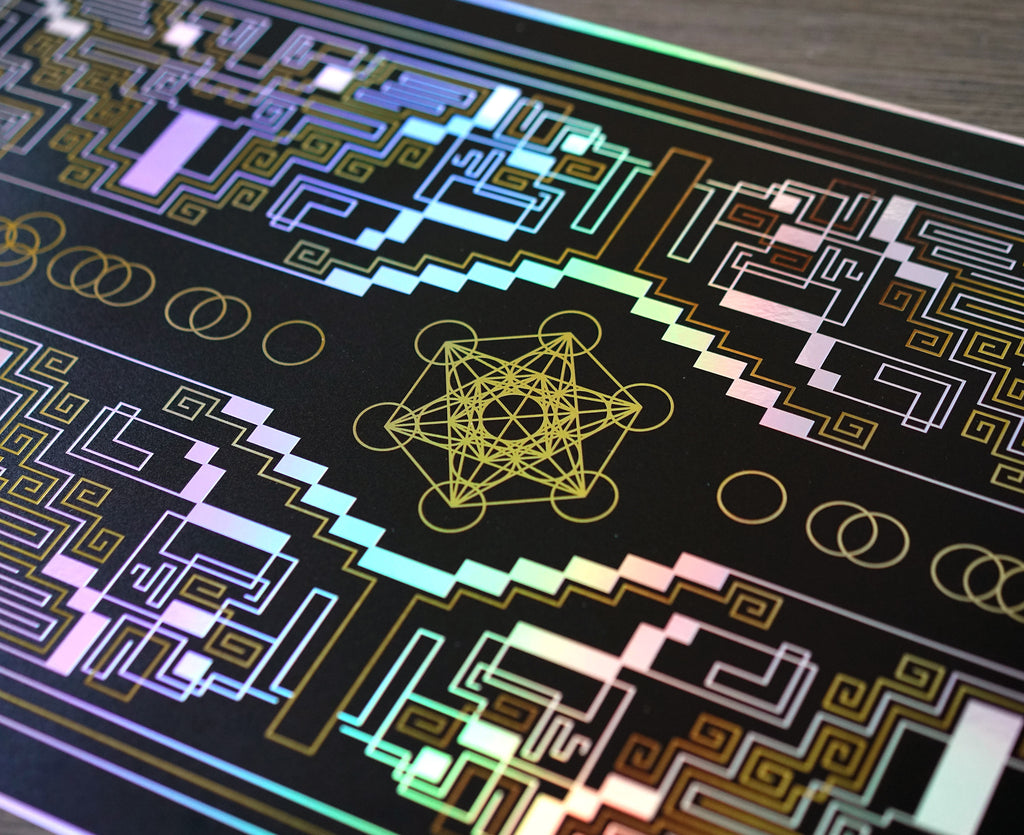 Star Knowledge Holographic Print by Melanie Farris