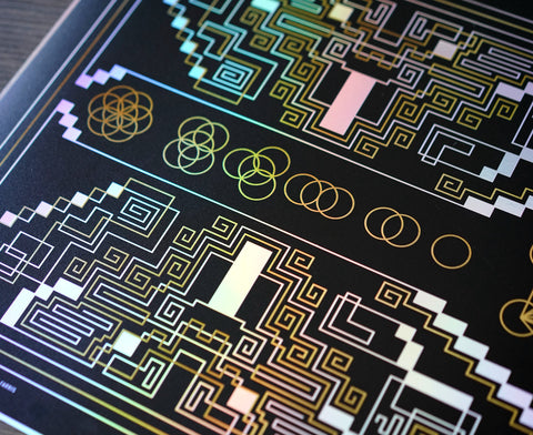 Star Knowledge Holographic Print by Melanie Farris