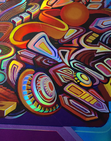 Notion Embossed Holo Embossed Print by Stephen Kruse